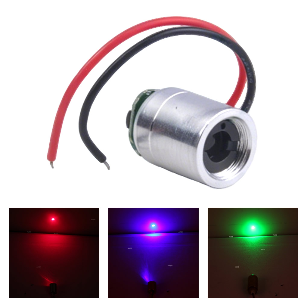 Industrial Laser Alignment Tool - Φ12x15mm DC 5V 赤-100mW 緑-50mW 青-100mW
