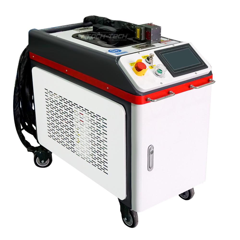 Industrial Laser Rust Removal Machine - 高品質産業用200w 300w 500Wハンドヘルドパルスレーザー洗浄機、錆除去、タイヤ型用レーザーペイントオイルクリーナー