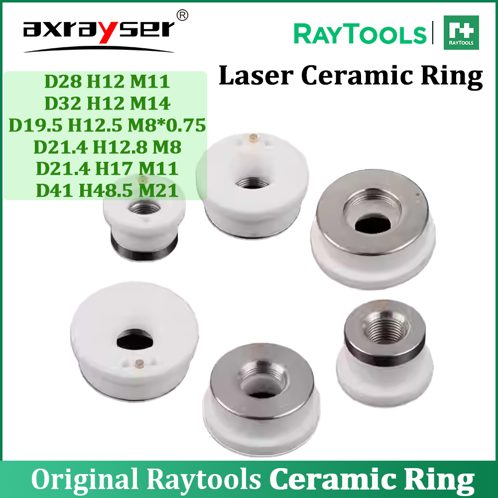 Industrial Fiber Laser - オリジナルRaytoolsレーザーセラミックリング Dia28/32/19.5/21.4/41mm ノズルホルダーリング ファイバー切断ヘッド BT230 BT240