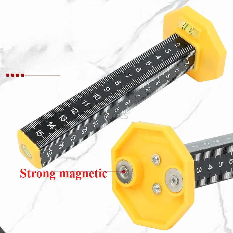 4面正方形等高線マーキングルーラー磁気高精度レーザーグレーデ - Industrial Laser Alignment Tool のレビューと価格