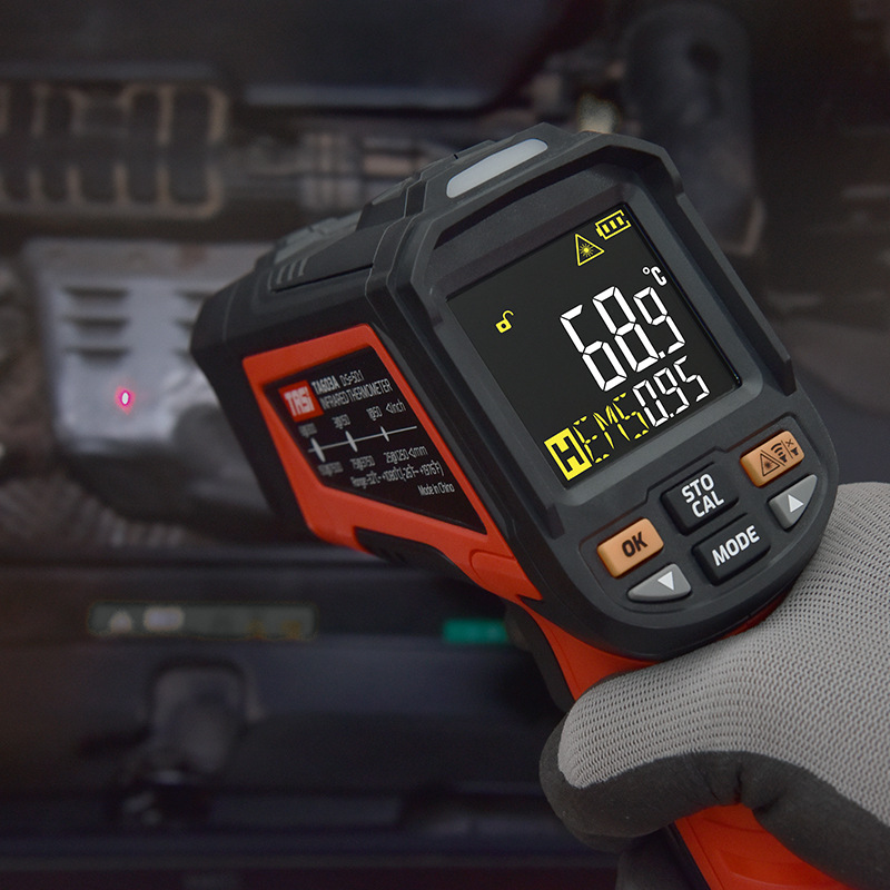 産業用高温非接触赤外線温度計 デジタルレーザーIR温度計 電 - Industrial Laser Temperature Gun のレビューと価格