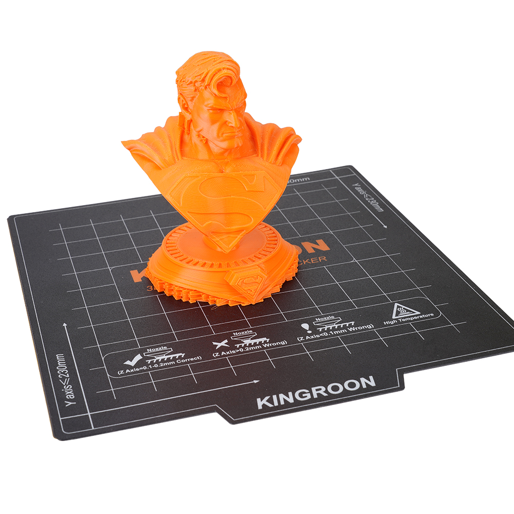 KINGROONフレキシブル磁気ヒートベッド 180x180 - Creality Printer K1 のレビューと価格