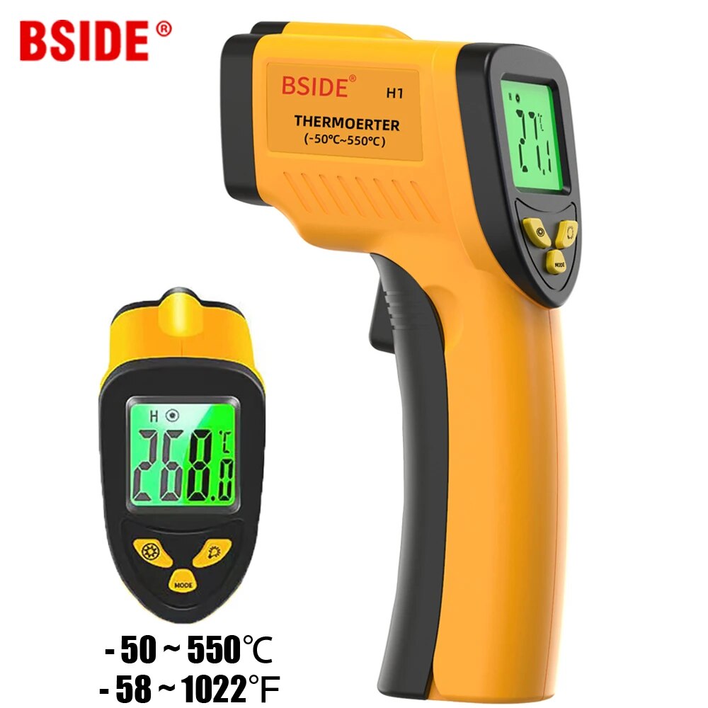 デジタル赤外線温度計,非接触,肉,バッファローミルク,バーベ - Industrial Laser Temperature Gun のレビューと価格